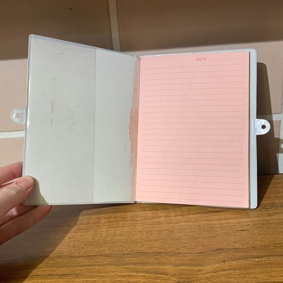 Vintage‎ Disney Little Mermaid Diary Journal 90s Blue Pink Retro Y2K Notebook - Picture 2 of 4